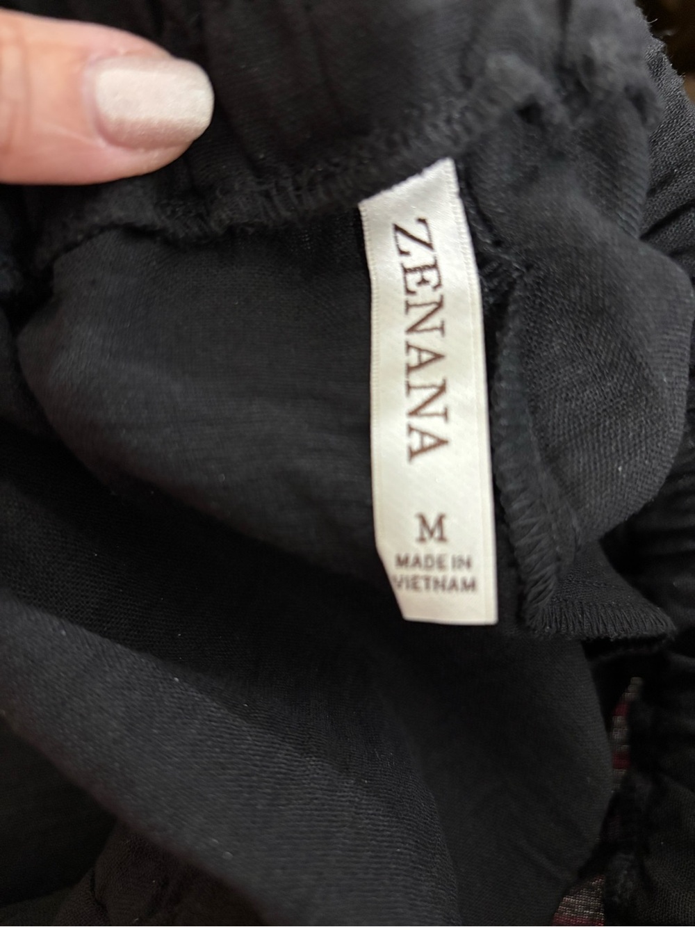 Relaxed Black Zenana Wide-Leg Pants - Picture 3 of 4